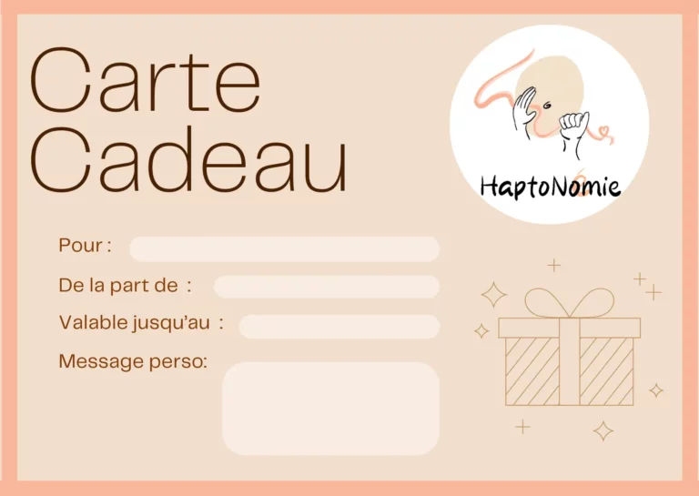 Carte cadeau haptonomie Toulouse Cugnaux